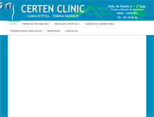 Tablet Screenshot of certenclinic.com